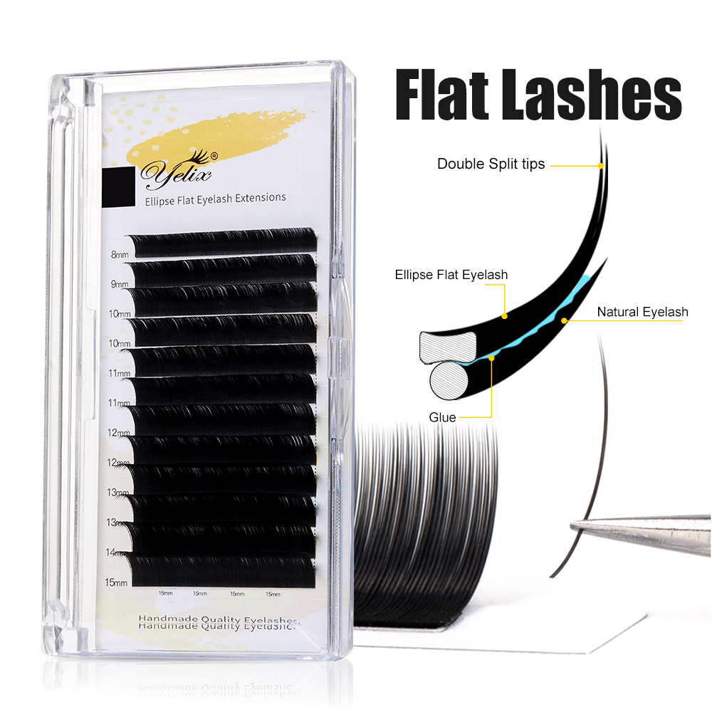 Eyelash Extension Double Volume - Yelix Rzęsy Pojedyncze z Podwójną Końcówką
