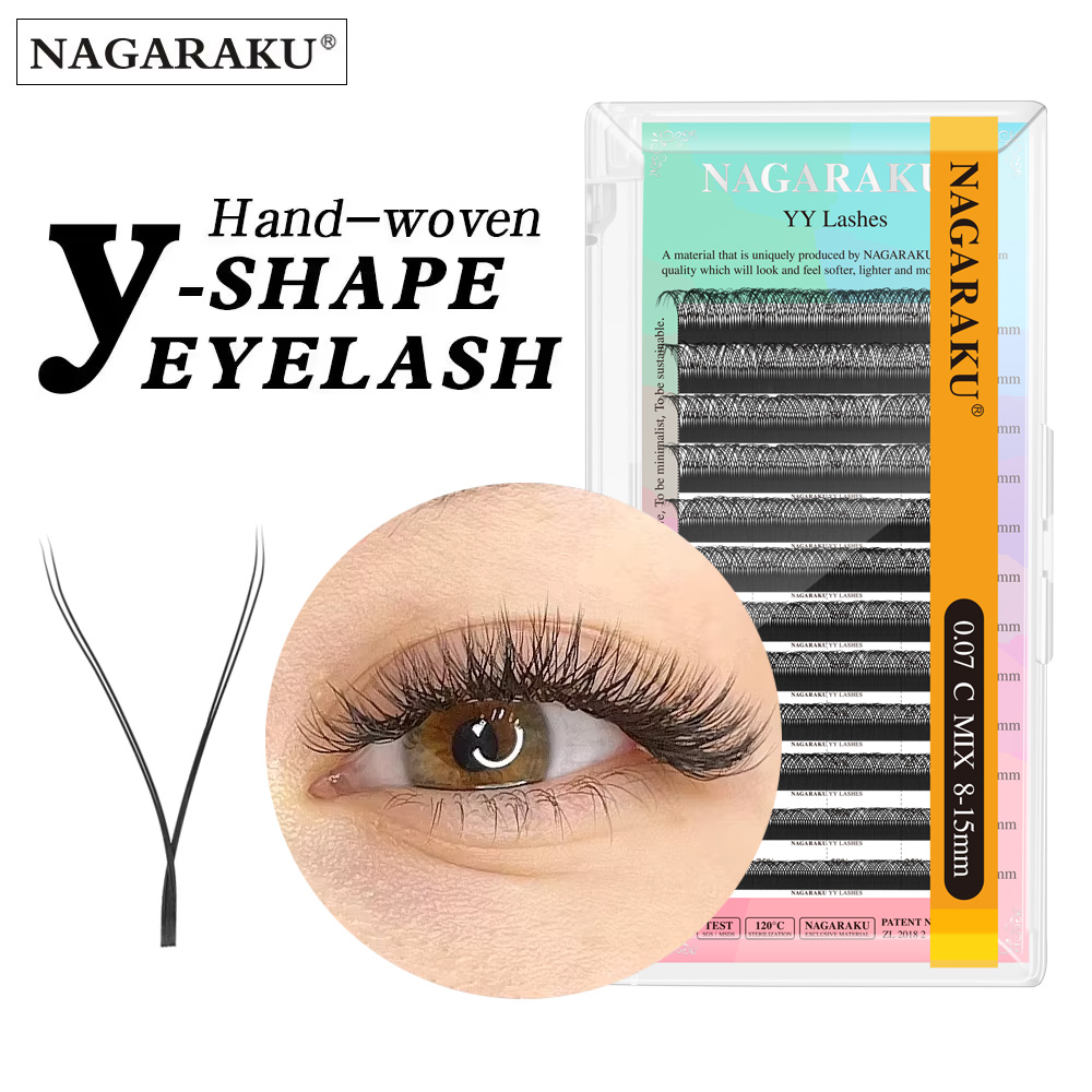 Eyelash Extension Human Hair - Ręcznie tkane przedłużanie rzęs NAGARAKU YY