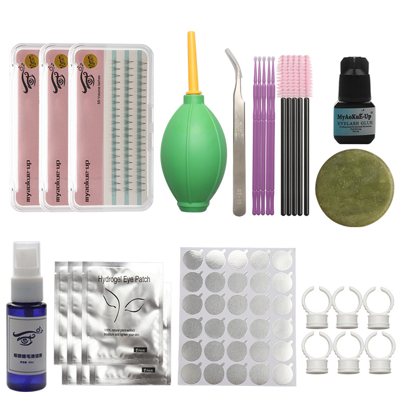 Eyelash Extension Open Eye - 13-częściowy zestaw DIY do przedłużania rzęs