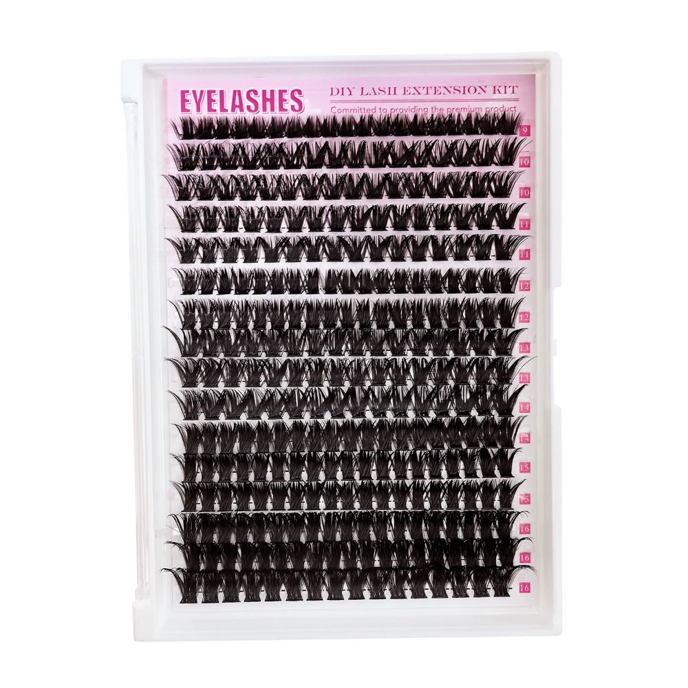 Eyelash Extension Wispy Look - Naturalne rzęsy na paskach, zestaw do
