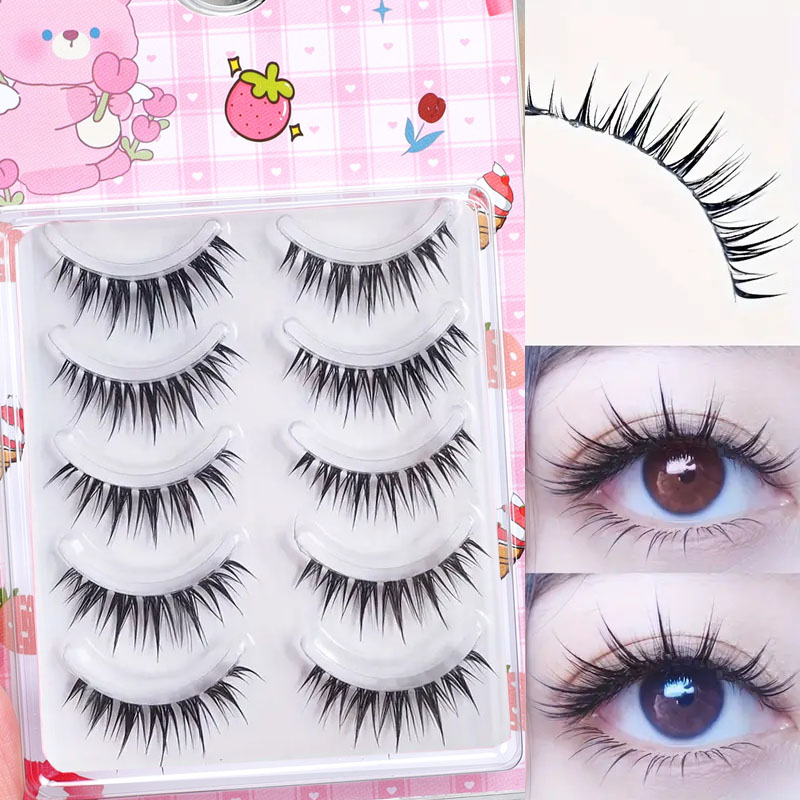 Eyelash Extension Cat Eye - 5 par sztucznych rzęs w stylu