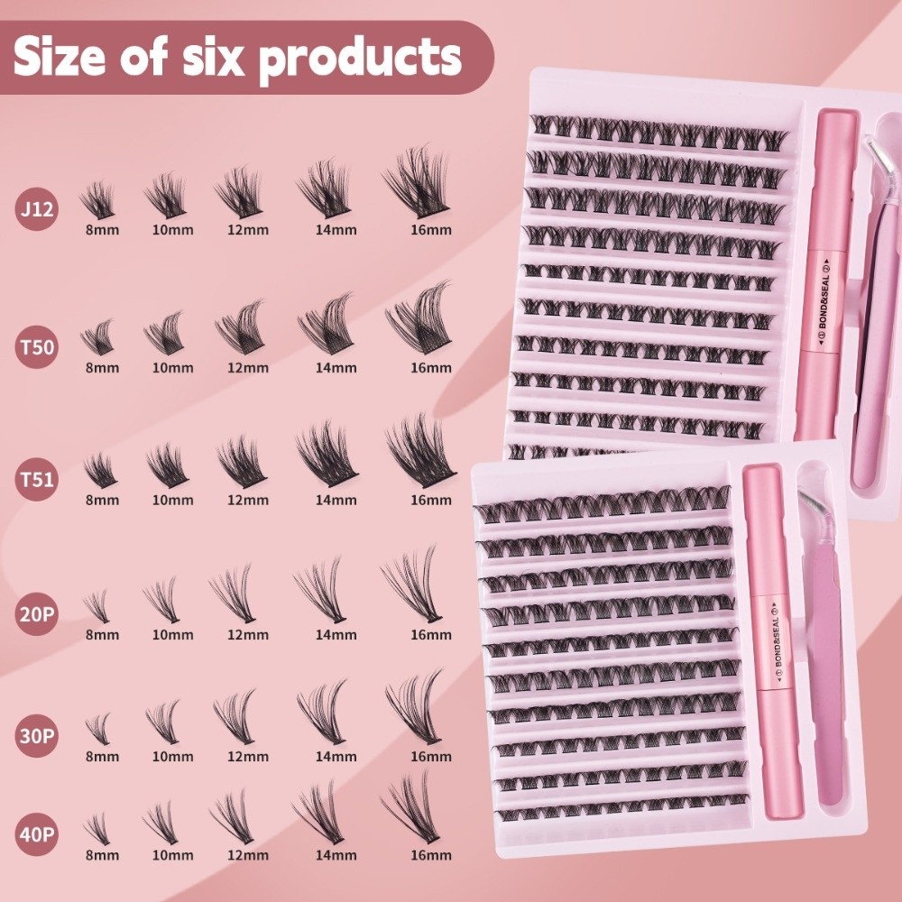 Eyelash Extension Wispy Look - Wysokiej jakości rzęsy do klejenia i