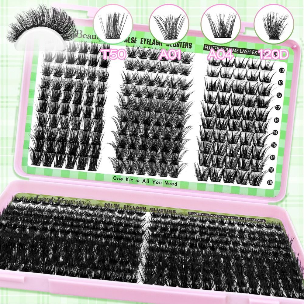 Eyelash Extension Wispy Look - Naturalne rzęsy na sztyfcie, styl wispy,