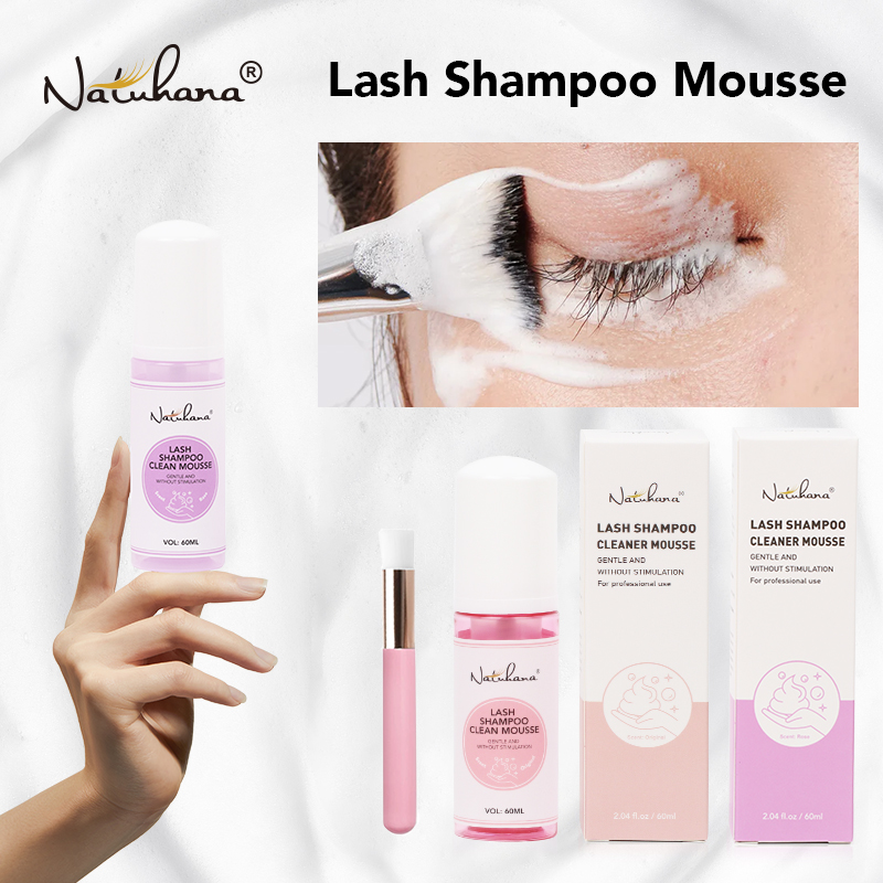 Eyelash Extension No 9 - Natuhana 60ml szampon do przedłużania rzęs