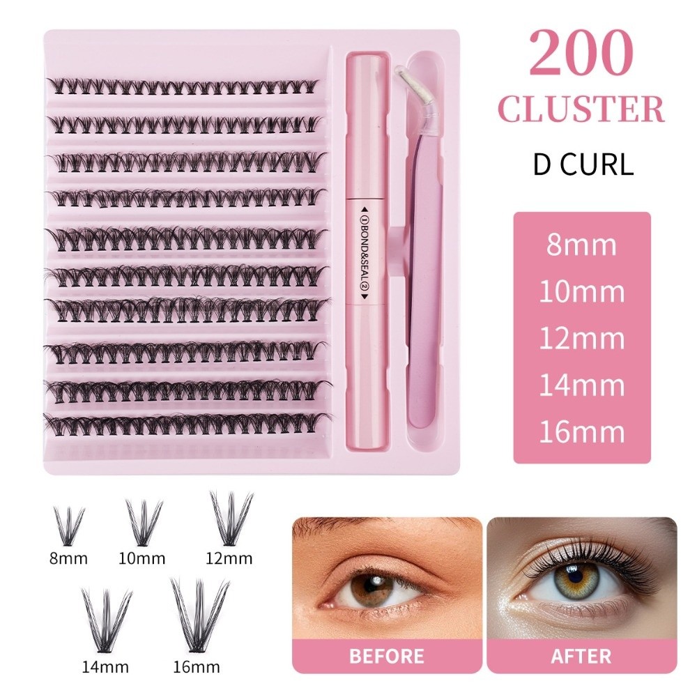 Eyelash Extension Wispy Look - Wysokiej jakości rzęsy do klejenia i