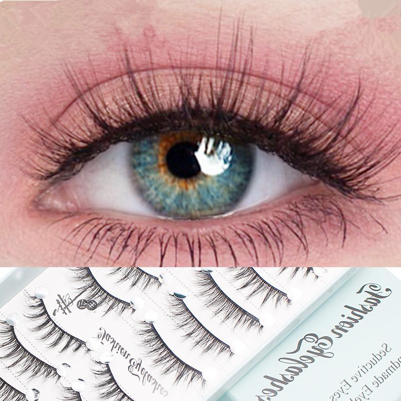 Eyelash Extension Cat Eye Wispy - 10 Par Naturalnych Długich, Delikatnych Sztucznych