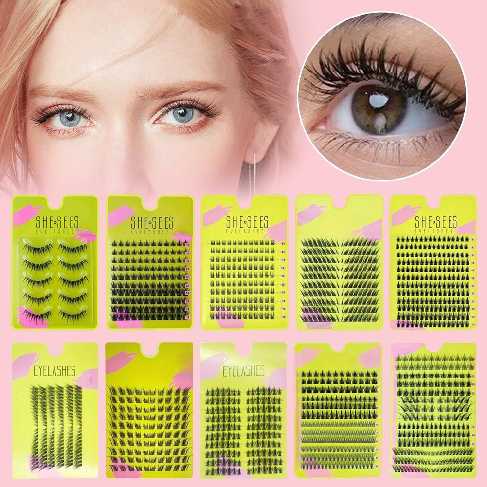 Eyelash Extension Cat Eye Wispy - Naturalne rzęsy w kępkach, miękkie, zwiewne,