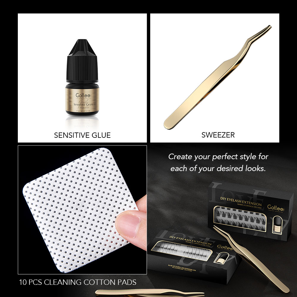 Eyelash Extension Open Eye - Gollee DIY Pudełko na przedłużanie rzęs