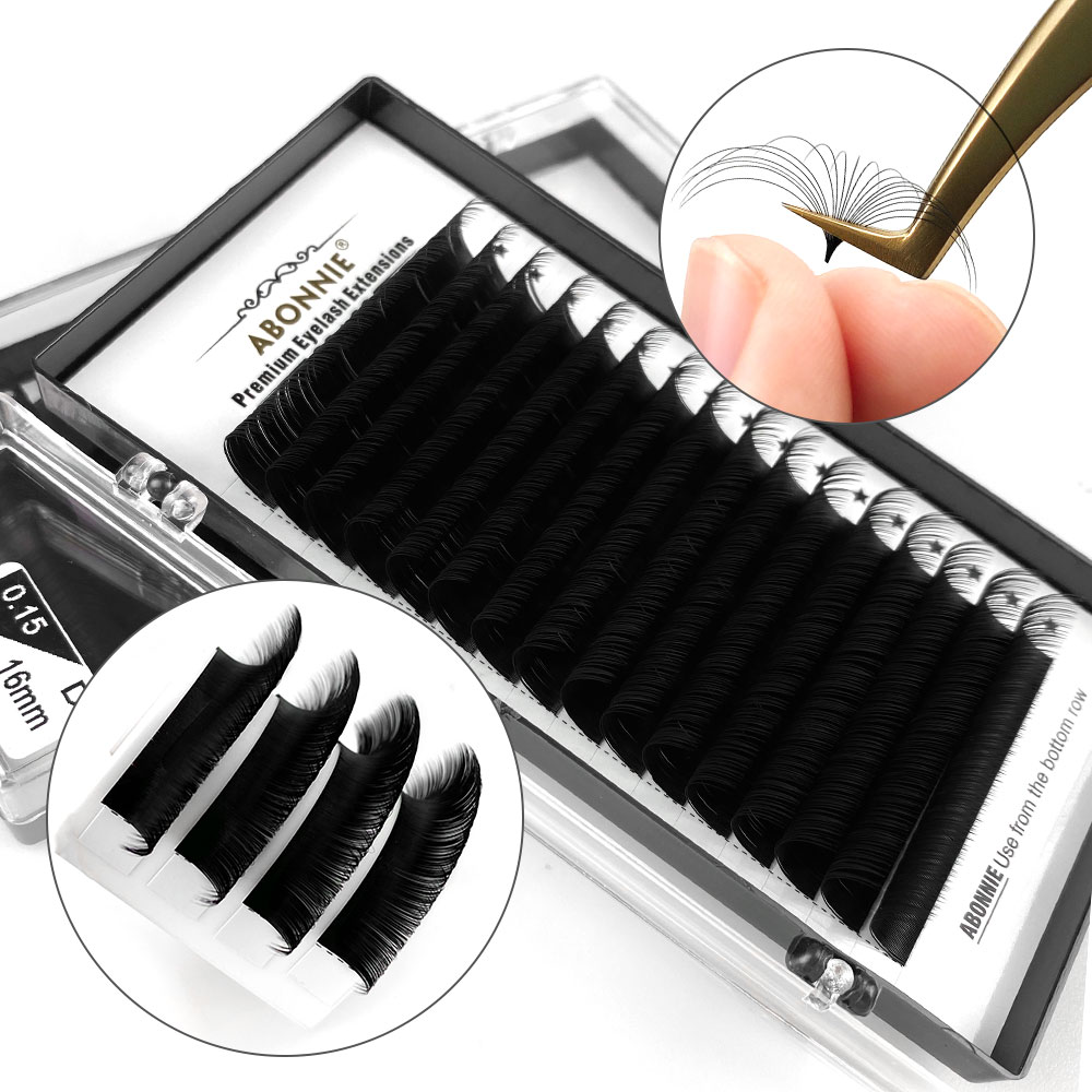 Eyelash Extension C Curl - Abonnie Przedłużanie rzęs Silk Soft Professionals