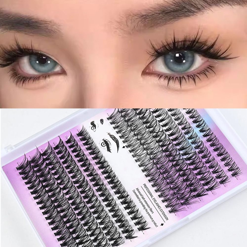Eyelash Extension Wispy Look - Naturalne sztuczne rzęsy o delikatnym wyglądzie,