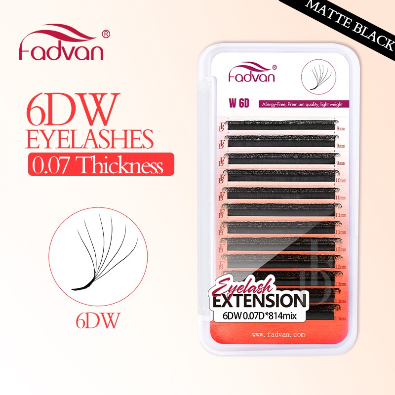 FADVAN Real 6D W rzęsy 0,07 W  – Eyelash Extension Human Hair recenzja i cena