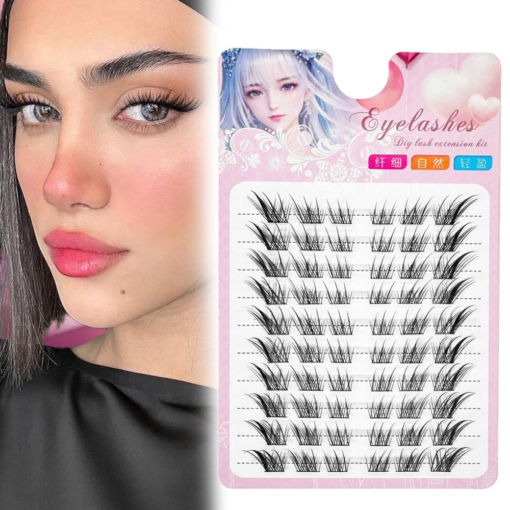 Kępki rzęs 3D Cat Eye, rzęsy w – Eyelash Extension C Curl recenzja i cena