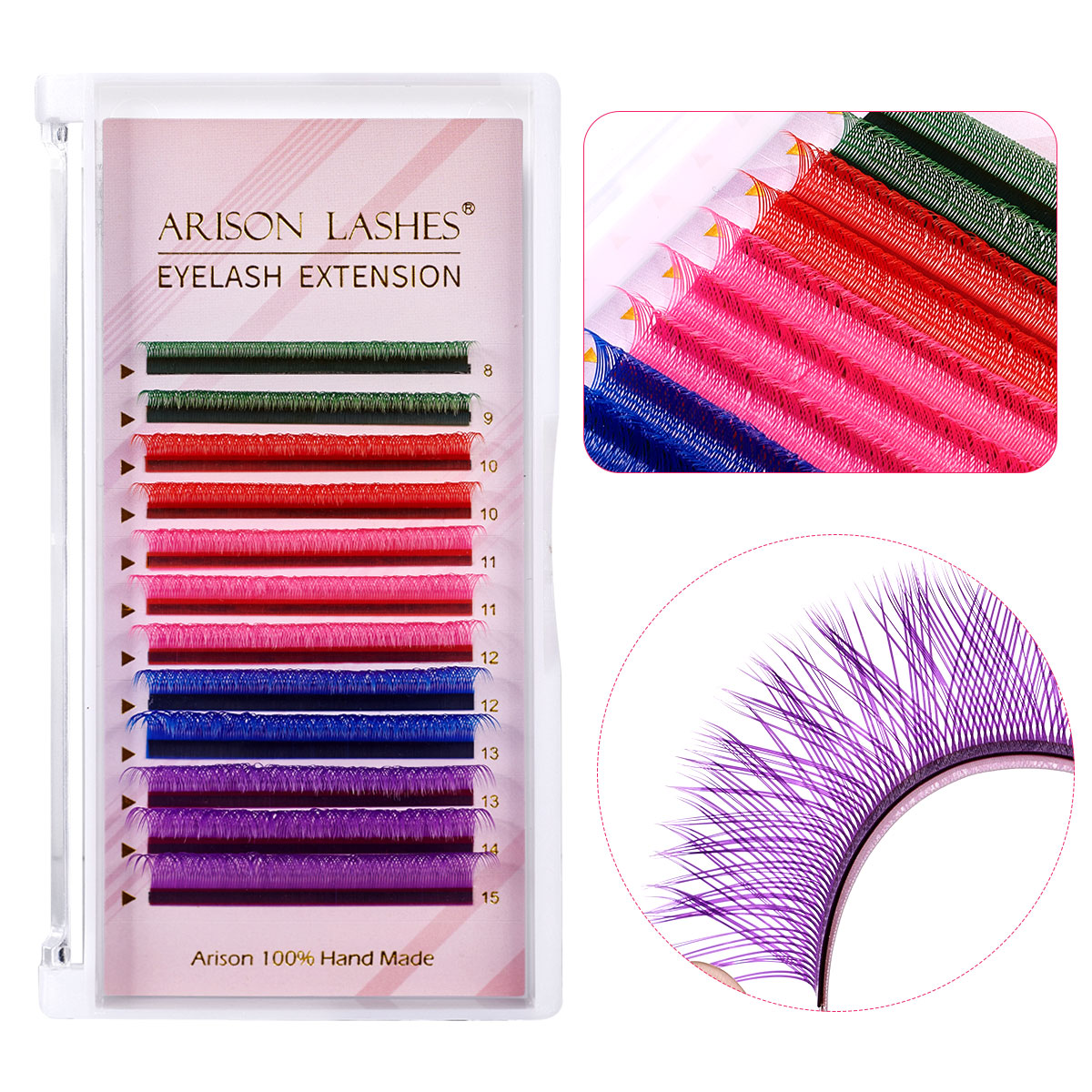 ARISON mieszane kolory YY rzęs – Eyelash Extension Double Volume recenzja i cena