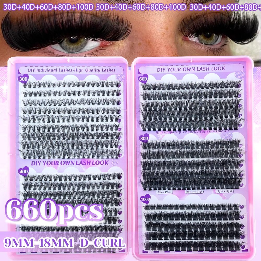 Sztuczne rzęsy o długości 9-18 – Eyelash Extension Wispy Look recenzja i cena