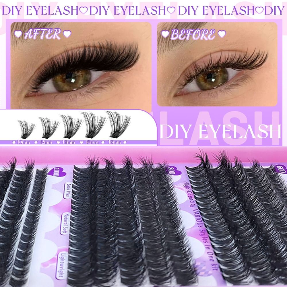 Sztuczne rzęsy o długości 9-18 – Eyelash Extension Wispy Look recenzja i cena