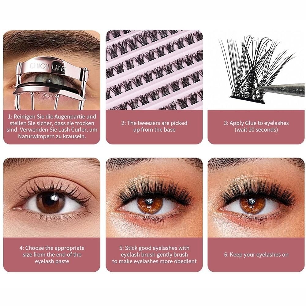 Wysokiej jakości rzęsy do klej – Eyelash Extension Wispy Look recenzja i cena