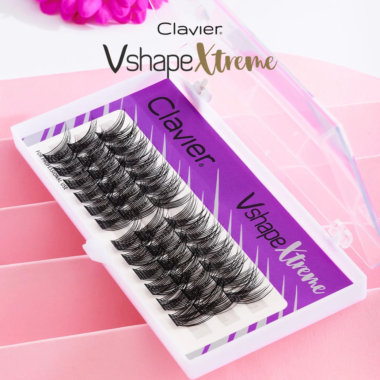 CLAVIER Nowość Vshape Xtreme C – Eyelash Extension C Curl recenzja i cena