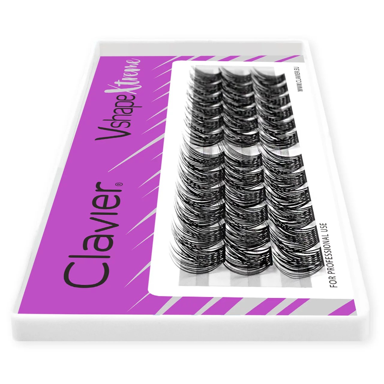CLAVIER Nowość Vshape Xtreme C – Eyelash Extension C Curl recenzja i cena