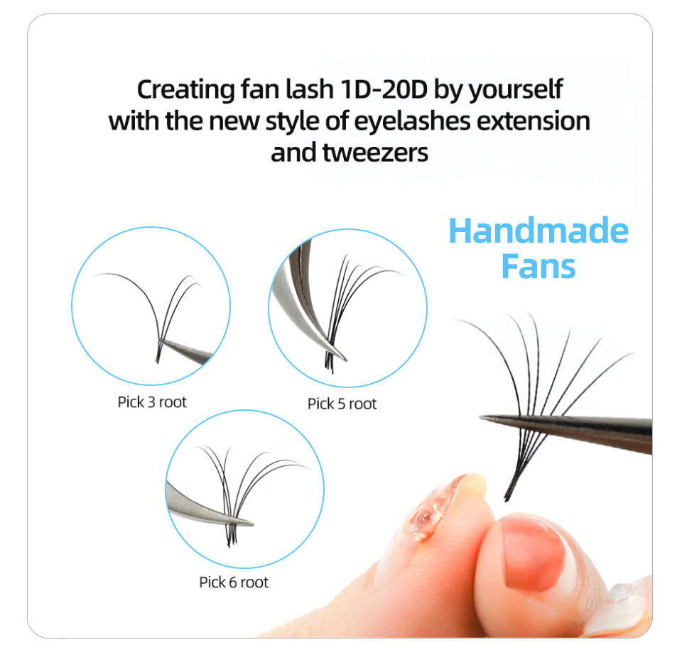 AGUUD 16 rzędów długie 16-20mm – Eyelash Extension Human Hair recenzja i cena