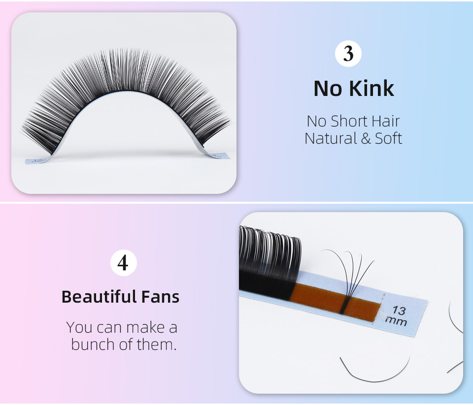 RUJADE L L+ LC LD LU(M) Curl I – Eyelash Extension Human Hair recenzja i cena
