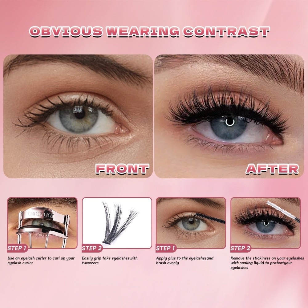 Sztuczne rzęsy o długości 8-16 – Eyelash Extension Wispy Look recenzja i cena