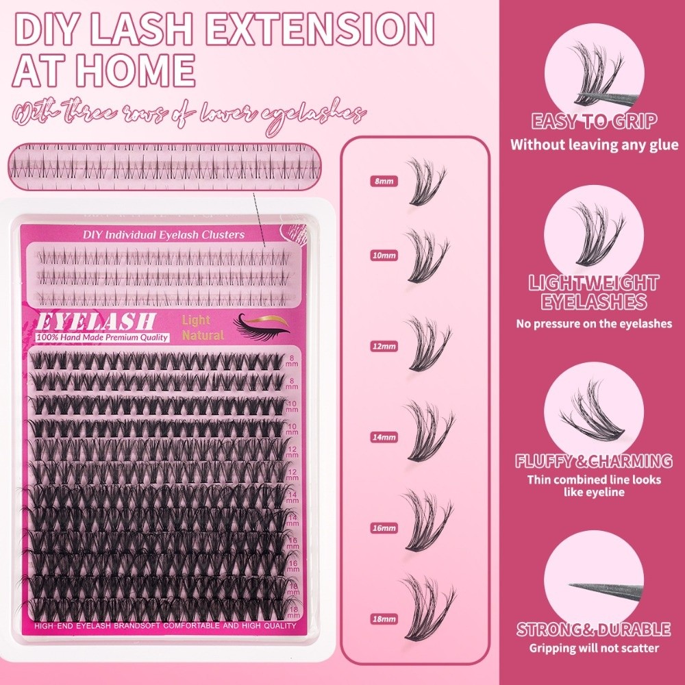 Sztuczne rzęsy o długości 8-18 – Eyelash Extension Wispy Look recenzja i cena