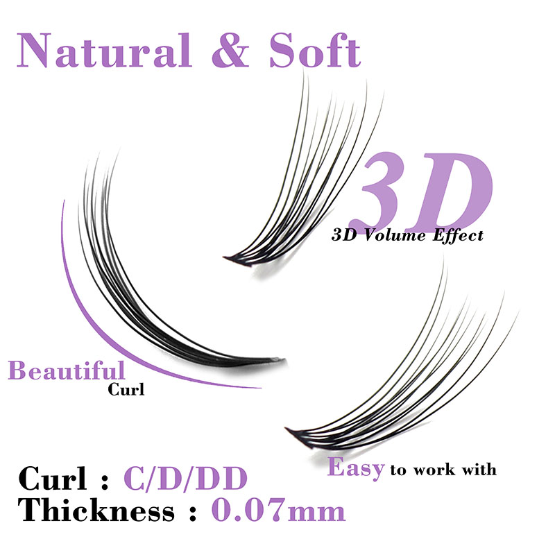 Kimcci C/D/DD Curl Mix długość – Eyelash Extension C Curl recenzja i cena