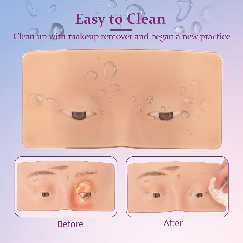 Silikonowa tablica 3D do ćwicz – Eyelash Extension Open Eye recenzja i cena