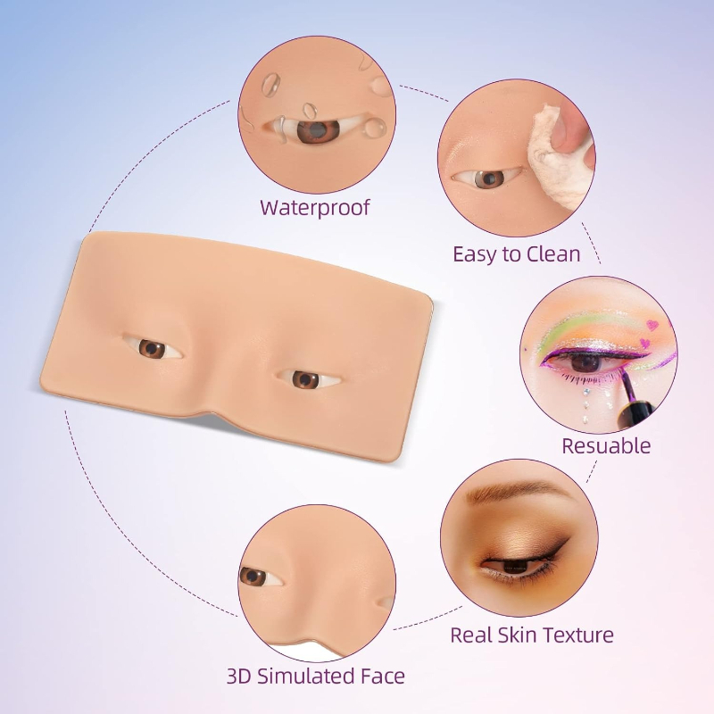 Silikonowa tablica 3D do ćwicz – Eyelash Extension Open Eye recenzja i cena