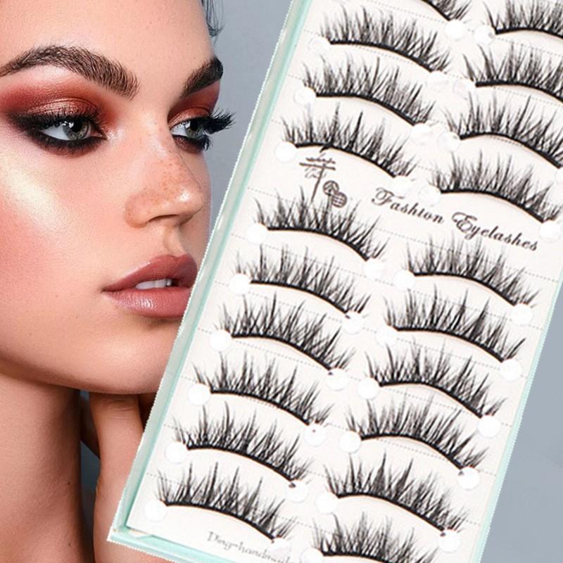 10 Par Naturalnych Długich, De – Eyelash Extension Cat Eye Wispy recenzja i cena