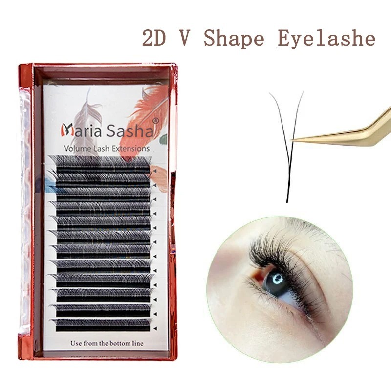 MARIA 2D Y Shape Eyelashes Han – Eyelash Extension Human Hair recenzja i cena