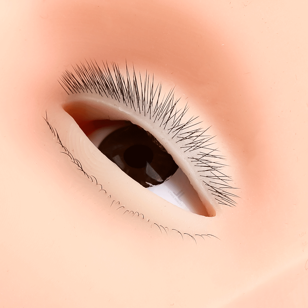 Mini manekin 4-warstwowy do ćw – Eyelash Extension Open Eye recenzja i cena