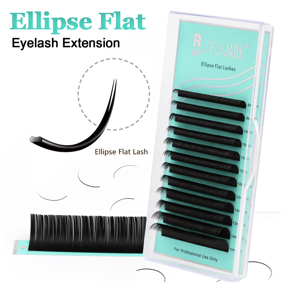 RUJADE Ellipse Flat Eyelash Ex – Eyelash Extension C Curl recenzja i cena